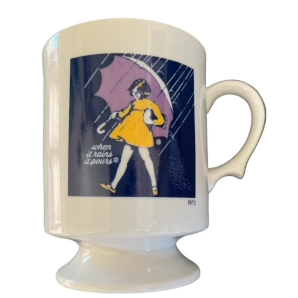 Morton salt coffee mug vintage